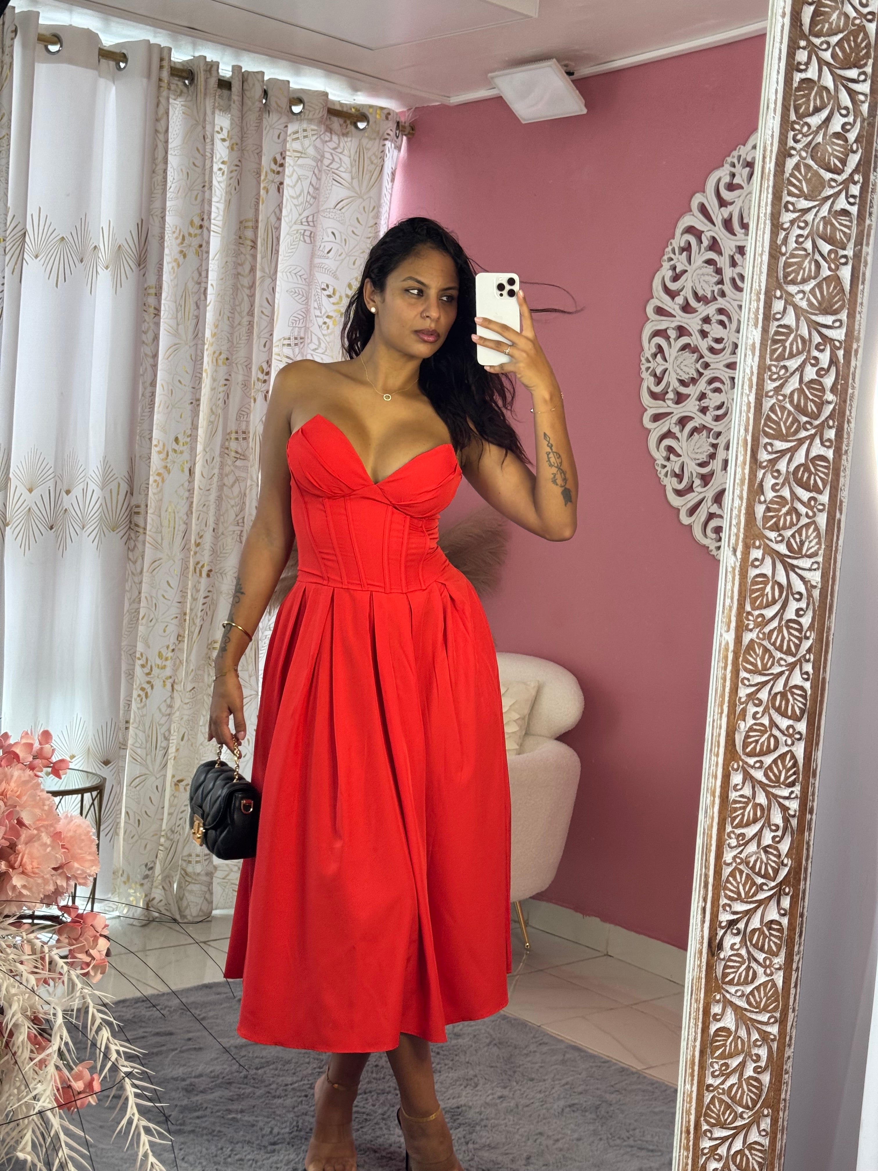 Robe bustier