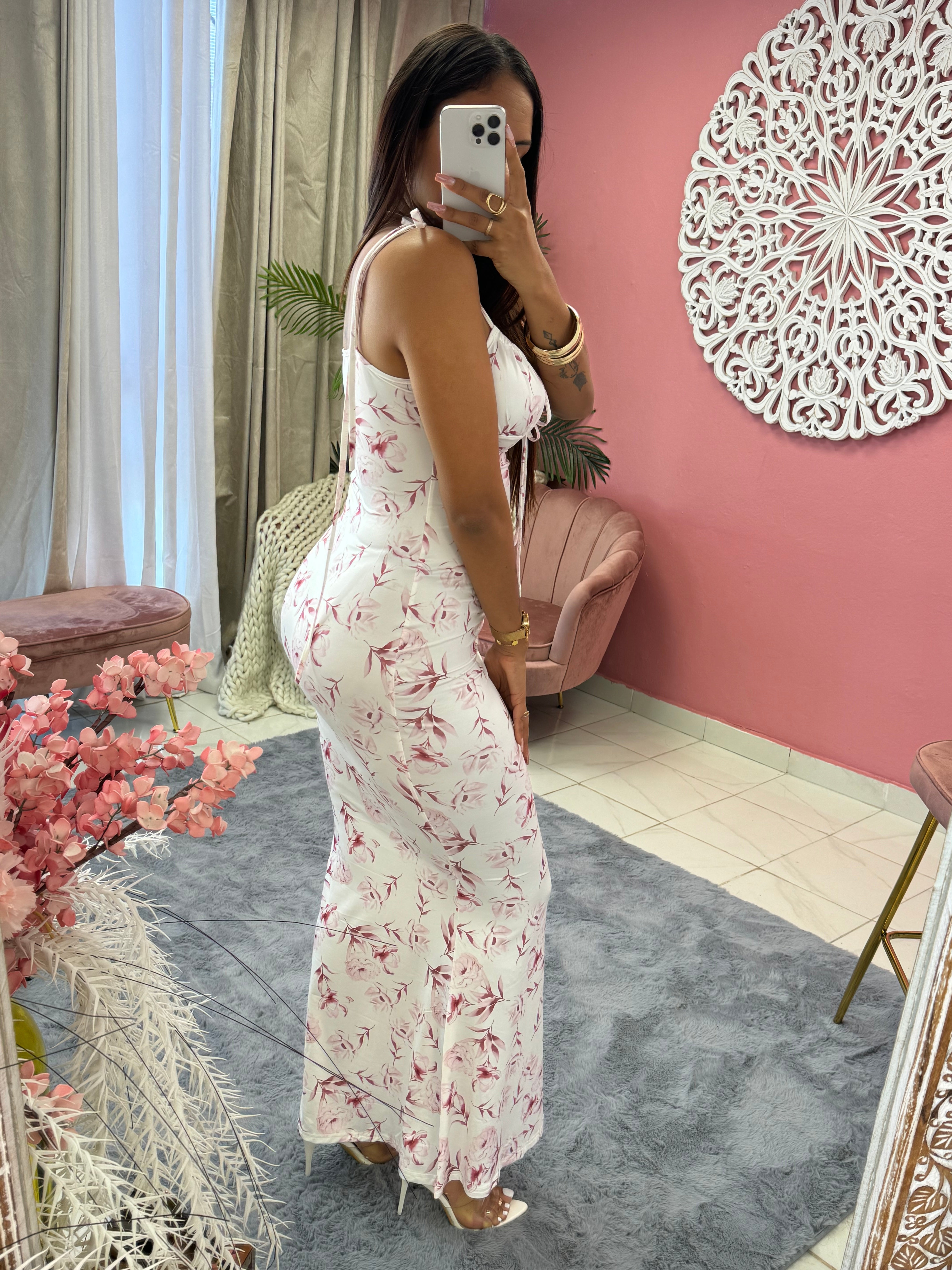 Robe à fleur