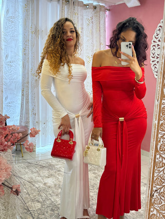 Robe noir longue manche