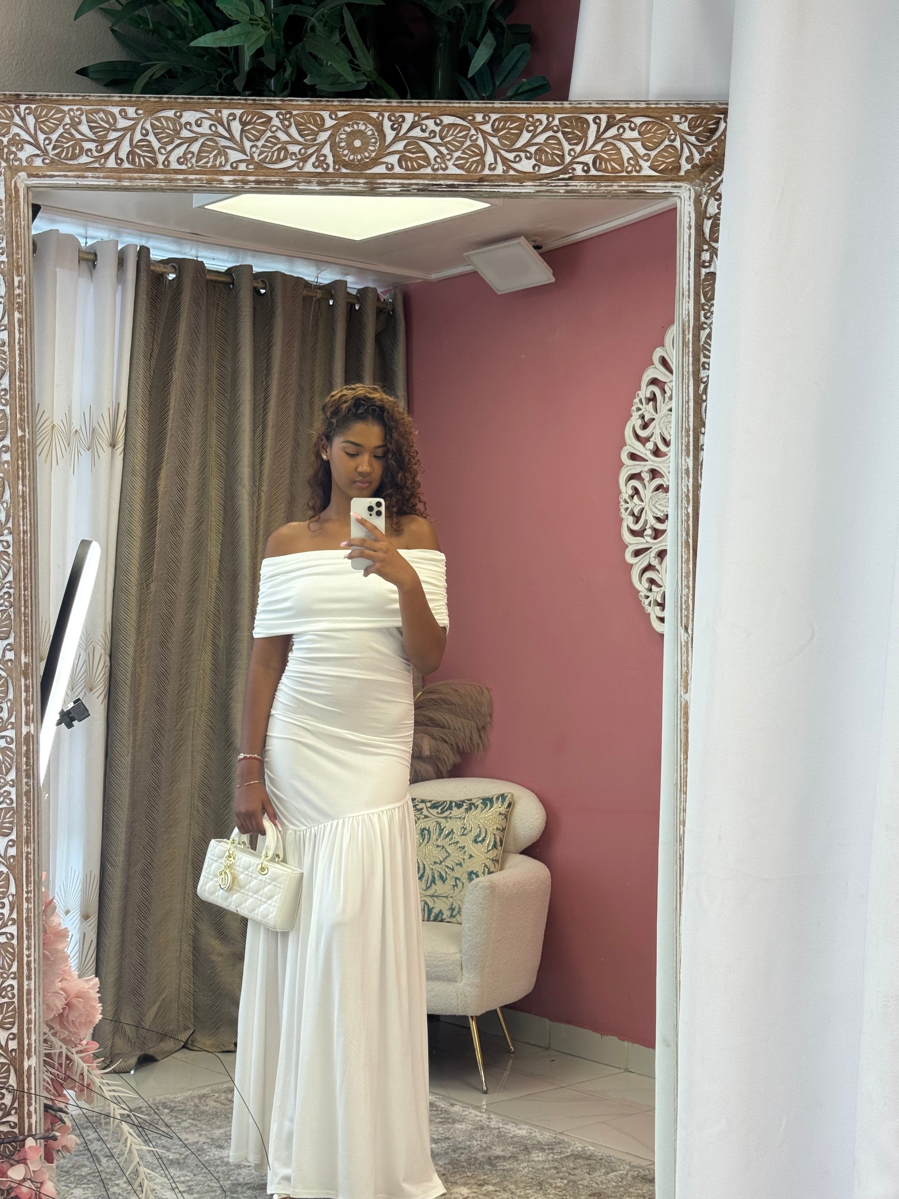 Robe de soirée longue bustier