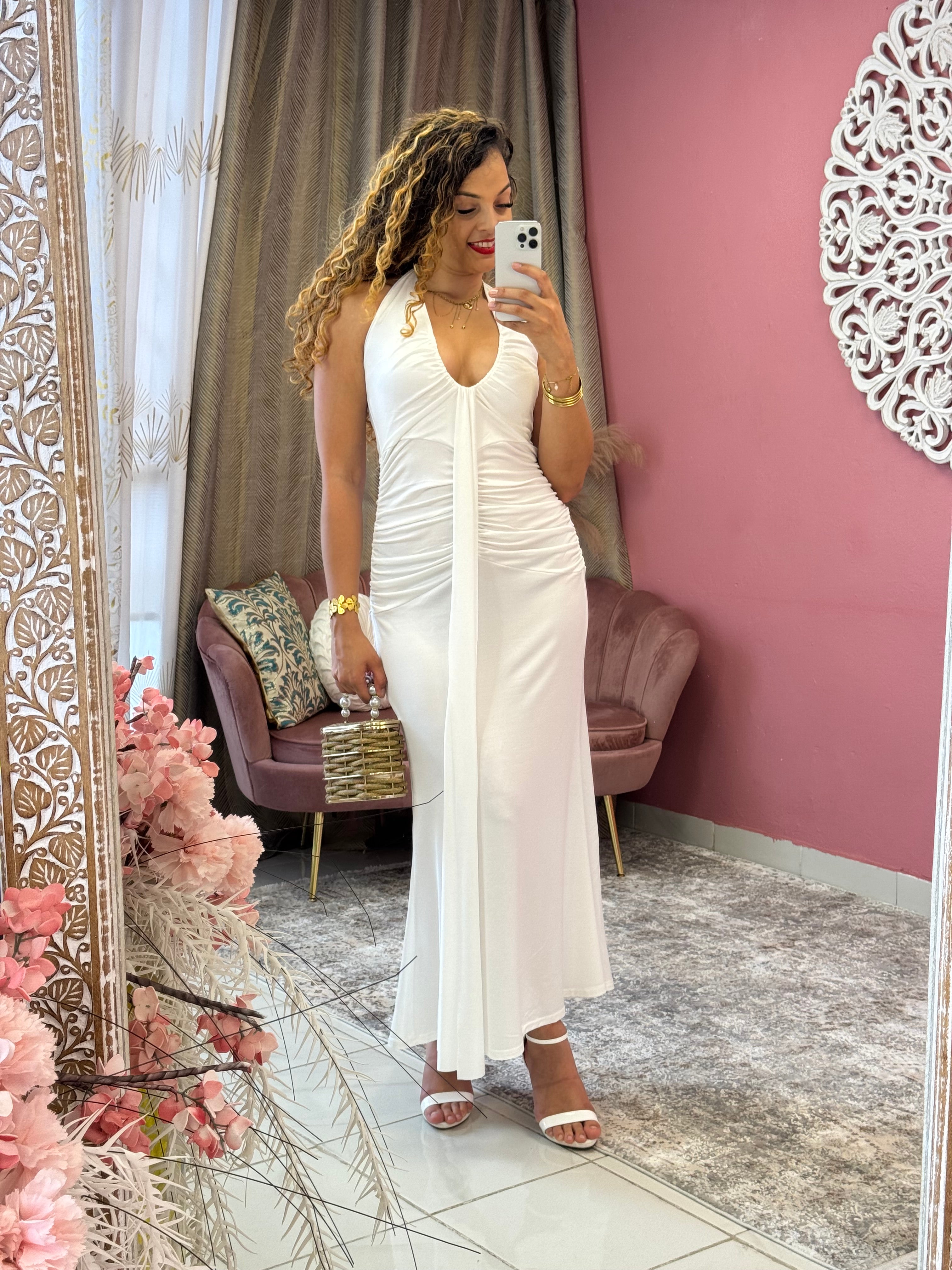 Robe col V