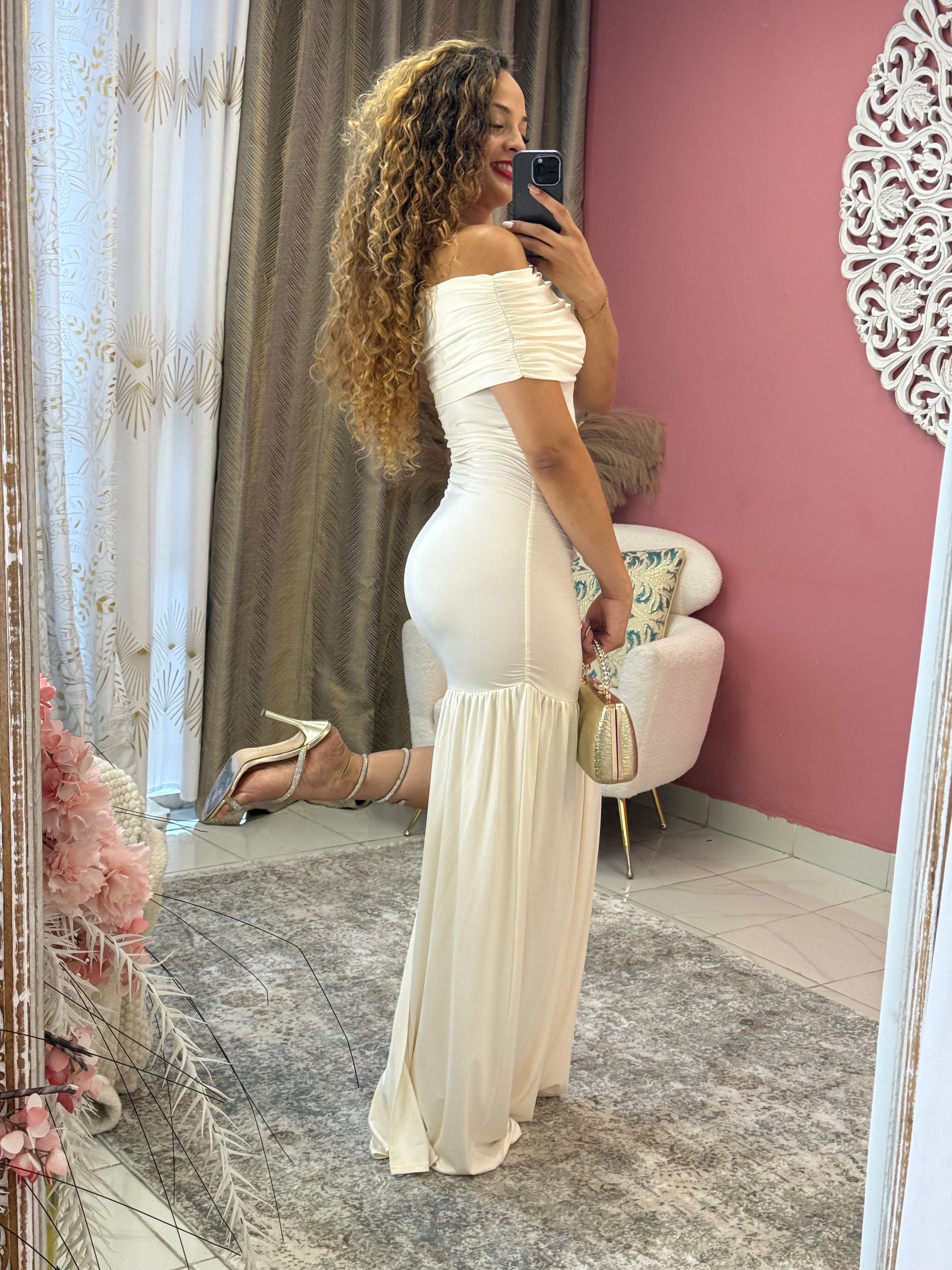 Robe de soirée longue bustier