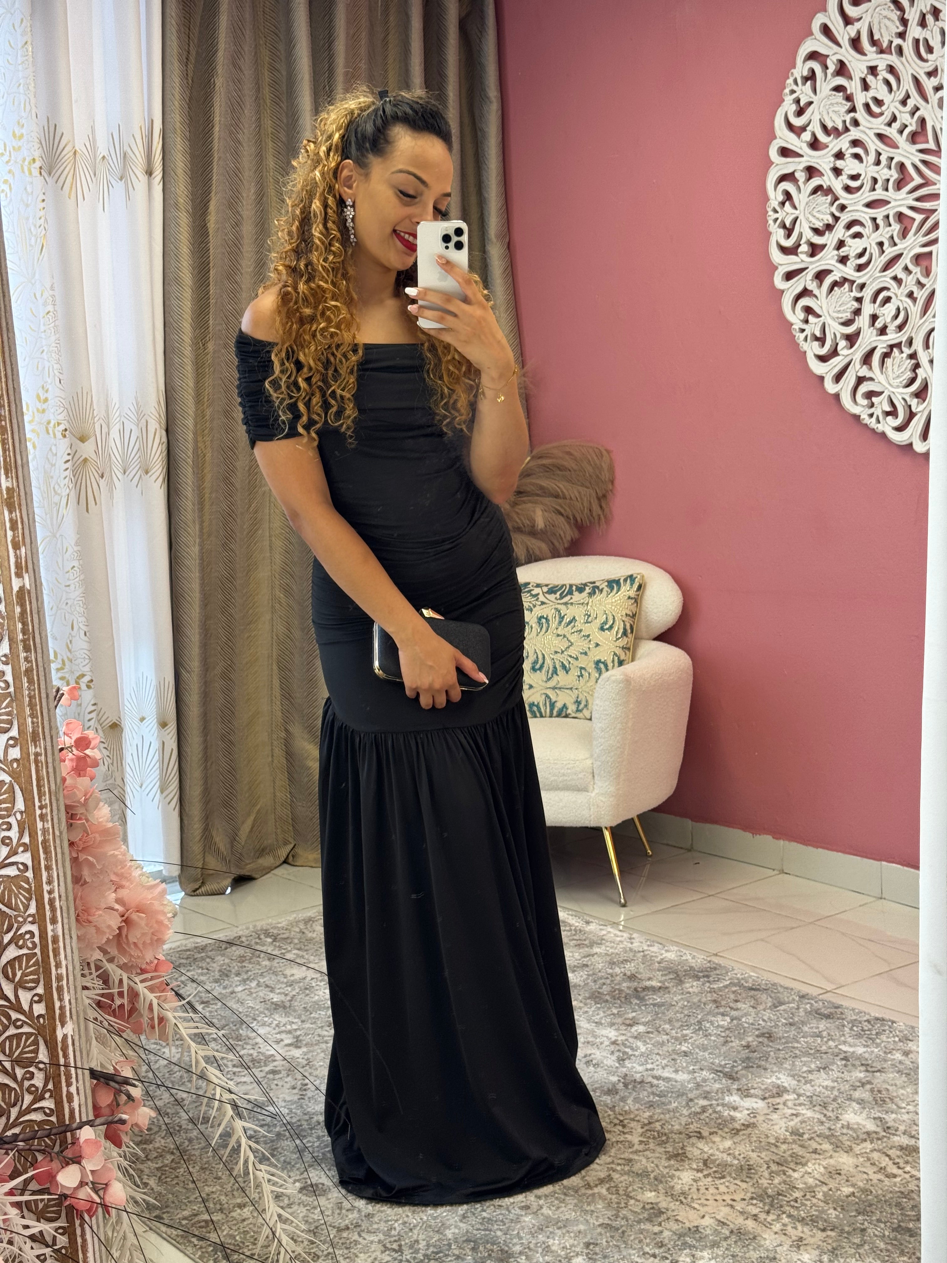 Robe de soirée longue bustier