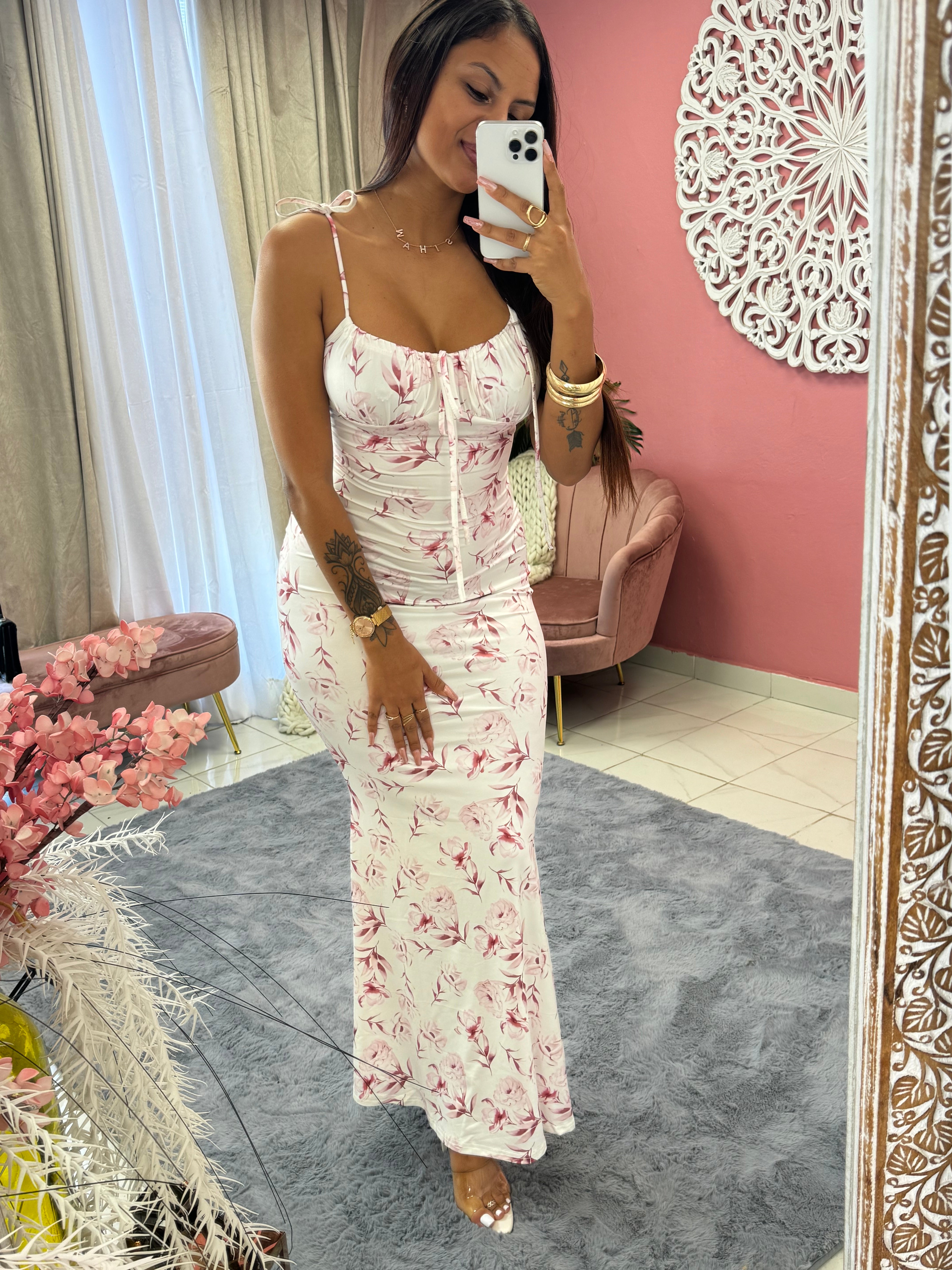 Robe à fleur