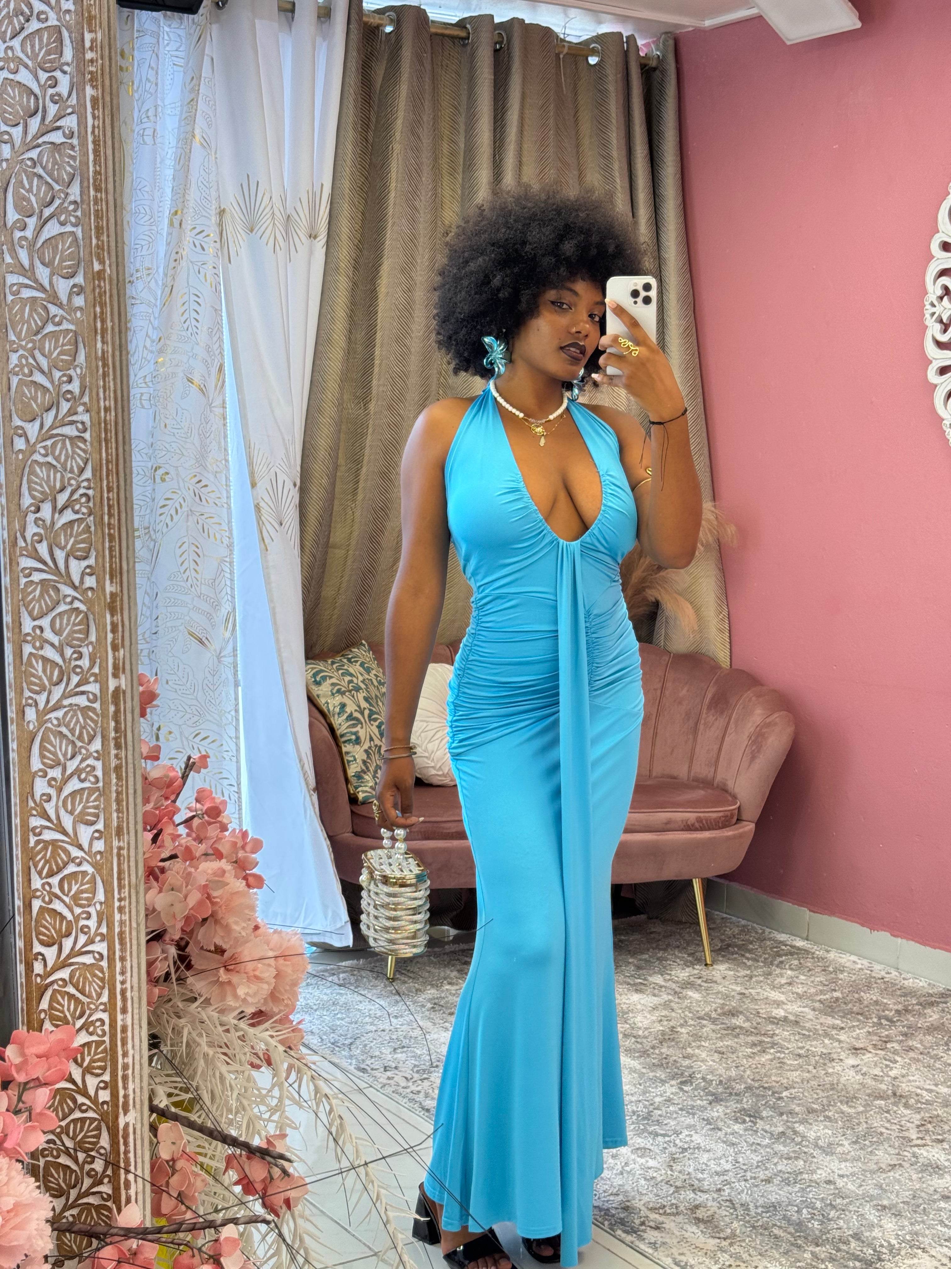 Robe col V